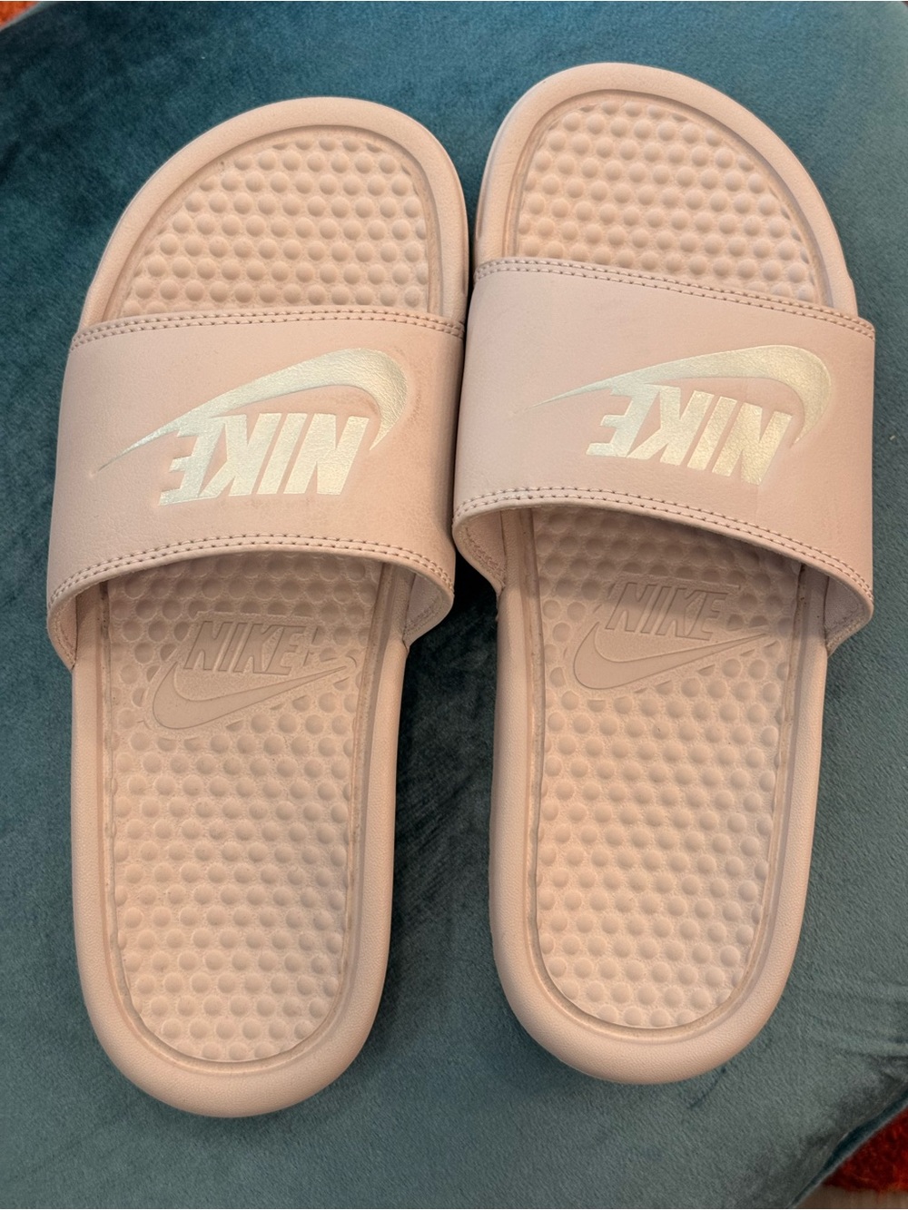 Nike Women's Light Pink Slides